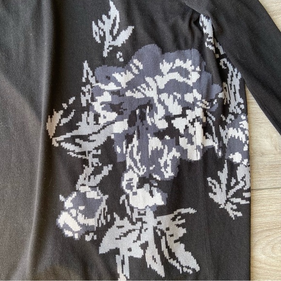 Rachel Roy Boho  Tassel Animal Pattern Lightweight Cardigan - Picture 15 of 16